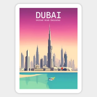 Dubai - United Arab Emirates Sticker